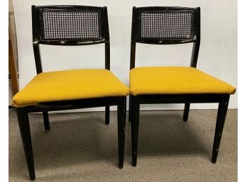 Two Caned Back Chairs