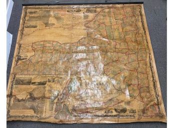 Antique Map Of New York