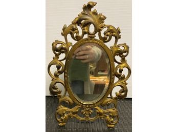 Brass Dresser Mirror
