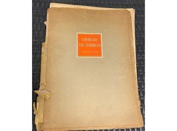 Giorgio De Chirico Paper Book