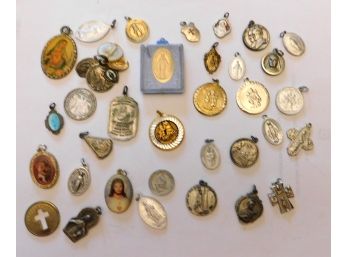 37 Various Religious Medals