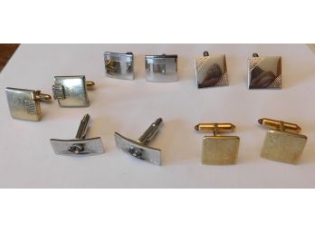 FIVE Pairs Of Cuff Links, Metal