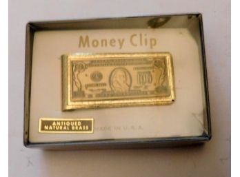 Boxed Money Clip, Unused