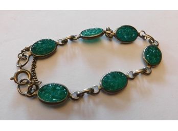 Small Green SCAREB Bracelet