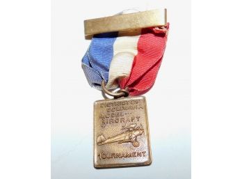 1928 Medal 'District Of Colubia Model Aircraft Tournament'