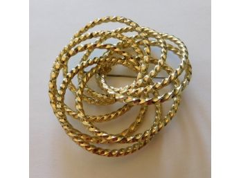 Large Entwined Ropes Pin