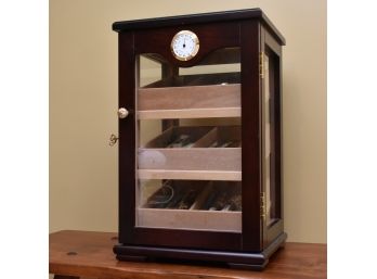 Tiered Humidor With Cigars