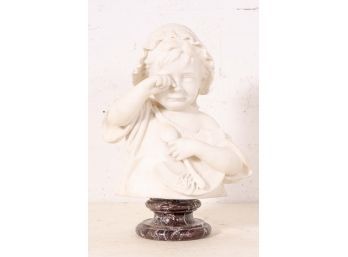 Egisto Rossi Marble Sculpture Hungry Child