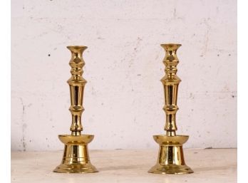 Pair Of Brass Candlesticks