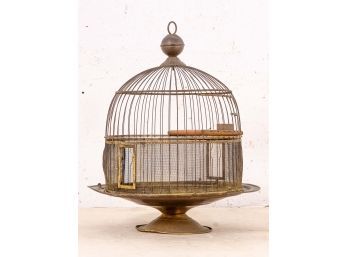 Brass Antique Bird Cage