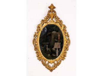 Oval Mirror With Rococo Frame