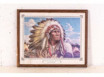 A. Rodriguez 'There's Only One Chief' Print