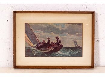 Winslow Homer (American, 1836-1910) 'Breezing Up'