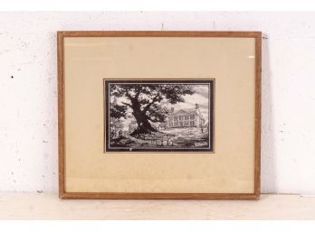 Linocut Print 'Charter Oak #12'