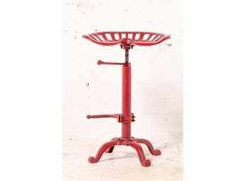 Red Tractor Seat Stool
