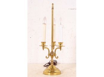 Brass Three-light Lamp