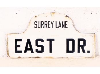 Street Sign Surrey Lane East Dr.