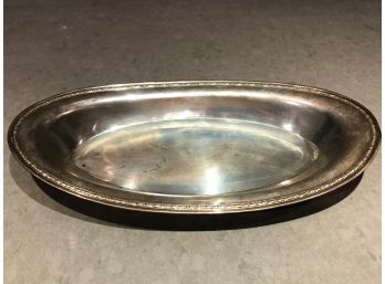Oval Sterling Tray Marked 737