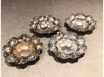 4 Reed And Barton Sterling Small Trays Stamped X569 FRANCIS I