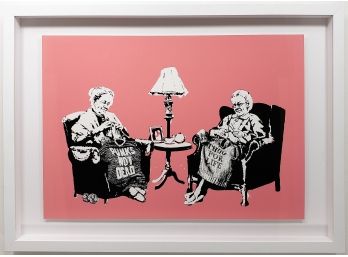 Banksy - Grannies 'Thugs For Life' - Fine Art Print On Museum Paper - Custom Framing