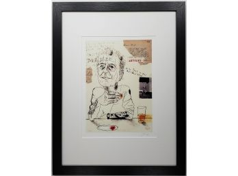 Lewis Rossignol - Anthony Bourdain -Fine Art Print - Artist Signed