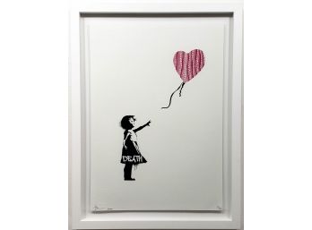 Death NYC - Girl With Balloon - Artist Signed & Number With COA