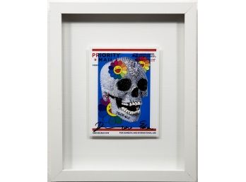 Death NYC - Damien Hirst Skull & Murakami Flowers - Artist Signed