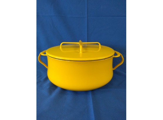 Vintage Canary Yellow Dansk Enamelware Cookware