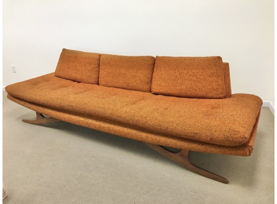 Estate Fresh 1960s Mid Century Modern Adrian Pearsall Style Gondola Sofa
