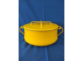 Vintage Canary Yellow Dansk Enamelware Cookware