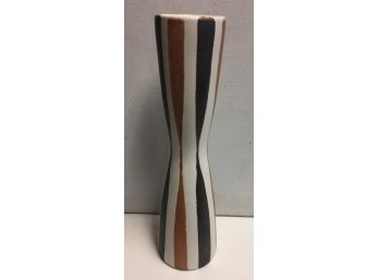 Mid Century Modern Pottery Vase By Frank Mann