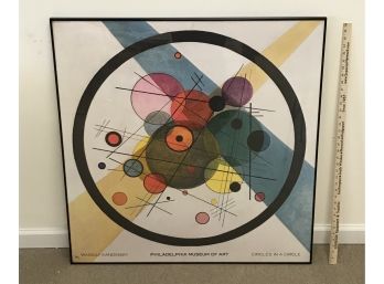 Wassily Kandinsky Circles In A Circle Philadelphia Museum Of Art Poster