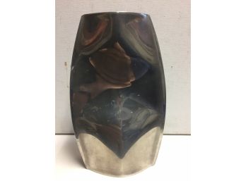 James R Gagnon Mid Century Modern Pewter Vase Signed