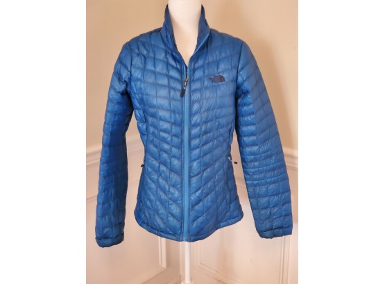 The North Face Bright Blue Women's Quilted Lightweight Down Jacket /  Medium