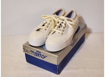 New Pair KED'S Stretch Women's Embrace LTT Smooth White Casual Sneakers - Size 8.5