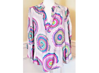 New Alice & Trixie Hope Flutter Printed Blouse $272 MRSP / Large