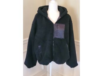 Mittshop NEW Womens Black Fleece Jacket / Large