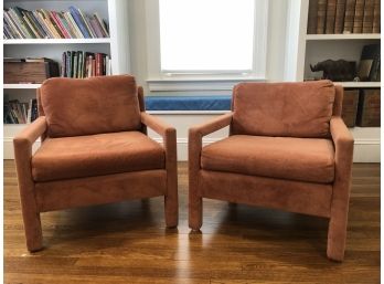 Two  Matching  Vintage Club  Armchairs -