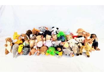 T Y Beanie Babies - Farm And Zoo Animals