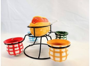 Pier One Imports - Hot Dog Condiment Spinner Server