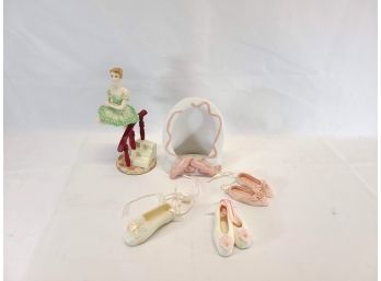 Ballerina Collectibles -Porcelain Ballet Slippers