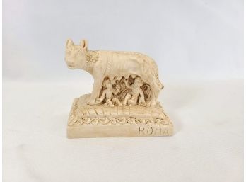 Lupa Capitolina Statue- The Roman She-wolf With Romulus And Remus-  Abbreviation SPQR...see Description