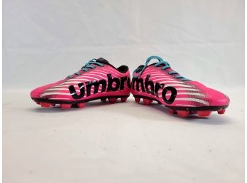 UMBRO Girls Size 10 Pink Arturo 2.0 Soccer Cleats