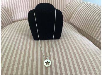 Sterling Silver 24 Star Pendant And Chain