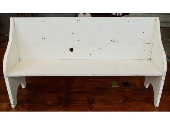 Antique Painted Bench Seat