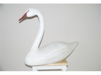 Swan Decoy By Ann Sears
