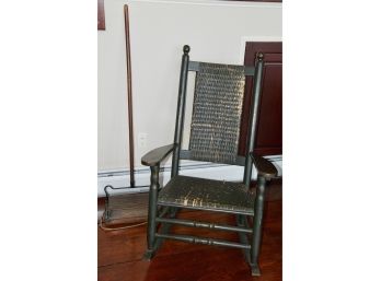 Antique Bissells Cleaner And Rocking Chair