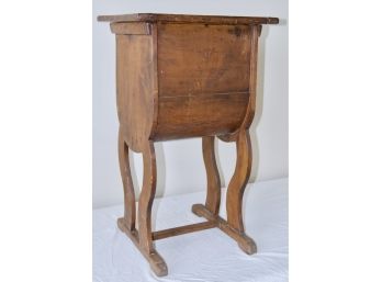 Antique Butter Churn/ Side Table