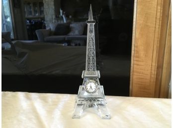 Small Crystal Eifel Tower Clock