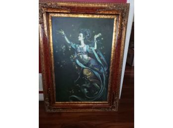 Original Chinese Goddess/Angel Oil On Canvas Painting By Maria #2